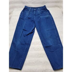 Brittania Jeans Womens Sz 16 Tall Genuine Quality Baggy Fit High Rise Denim